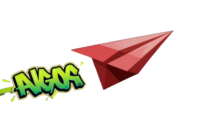 Aviator Crash Game mit rotem Flugzeug und Street-Art-Spur bei Golisimo Casino
