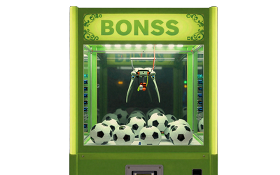 Bonus Crab Greifmaschine mit Fu&szlig;b&auml;llen bei Golisimo Casino Gamification
