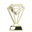 Diamant Champion-Pokal Icon f&uuml;r vierte Einzahlung Bonus-Tier bei Golisimo Casino